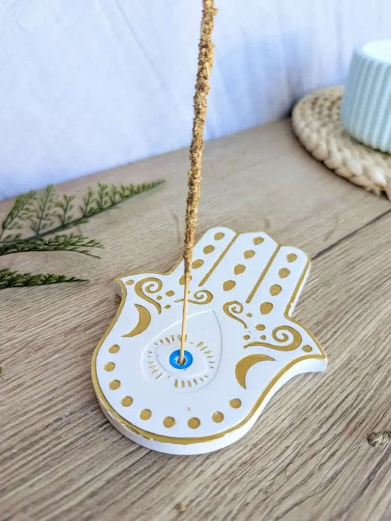 Porta incienso 1 (Blanco)